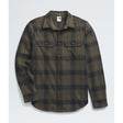 The North Face Arroyo Flannel Shirt (Men's) - New Taupe Green TNF Shadow Small Plaid - Find Your Feet Australia Hobart Launceston Tasmania