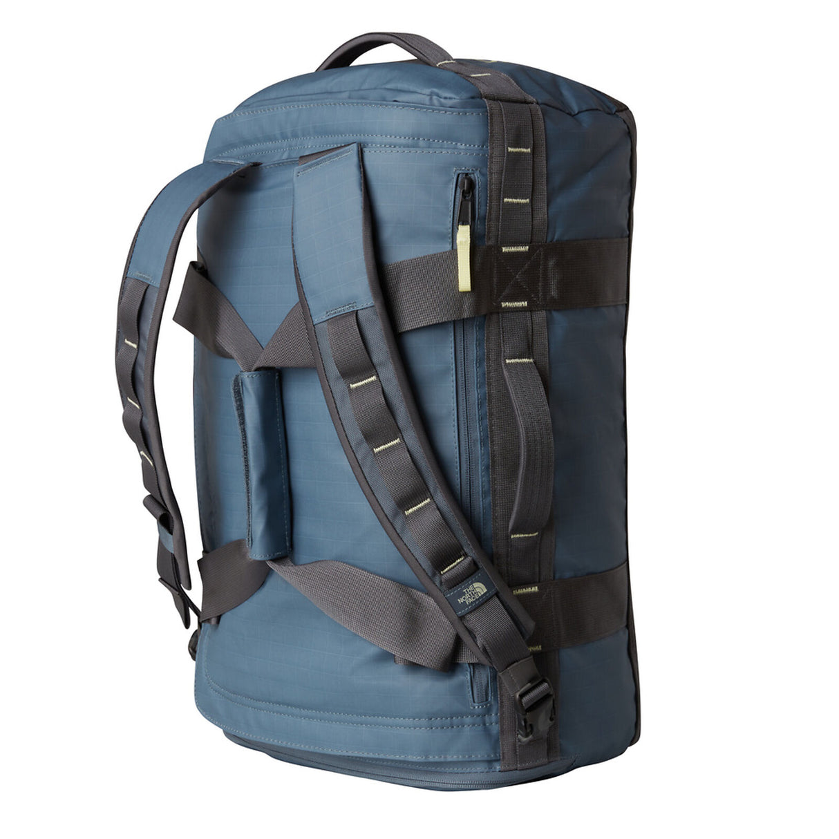 The North Face Base Camp Voyager Duffel 42L - Granite Grey/Anthracite Grey/Lemon Mist