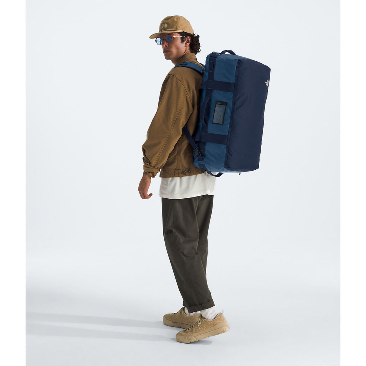 The North Face Base Camp Voyager Duffel 62L - Shady Blue/Summit Navy