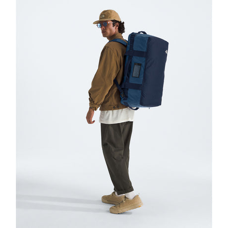 The North Face Base Camp Voyager Duffel 62L - Shady Blue/Summit Navy