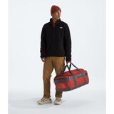 The North Face Base Camp Voyager Duffel 62L - Iron Clay/Anthracite Grey/Lava Red