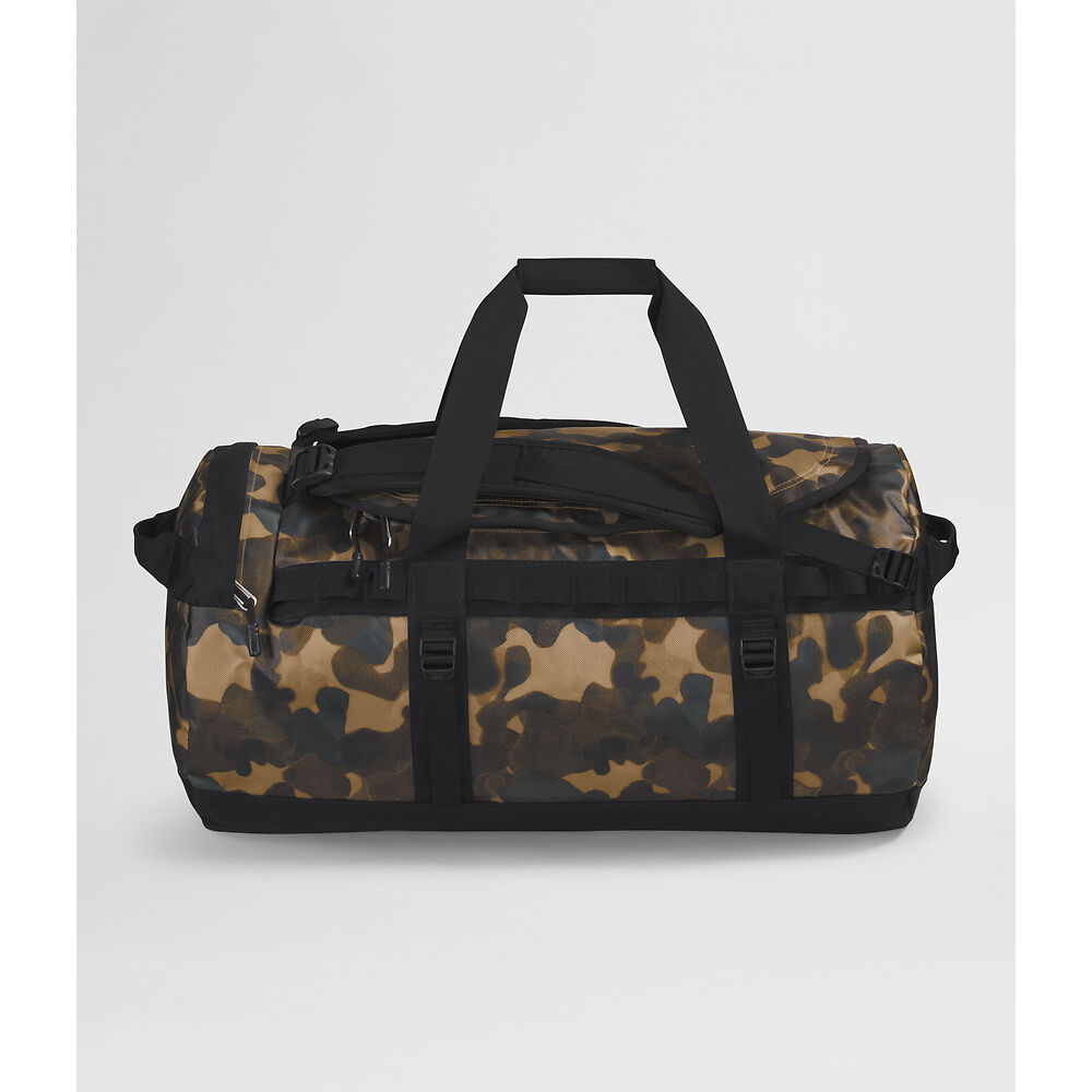 The North Face Base Camp Duffel Medium - Utility Brown Camo Texture Small Print/TNF Black-NPF