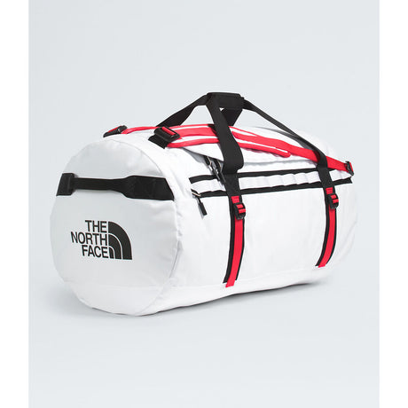 The North Face Base Camp Duffel - Large - TNF White/TNF Black/Elevation Red - Find Your Feet Australia Hobart Launceston Tasmania