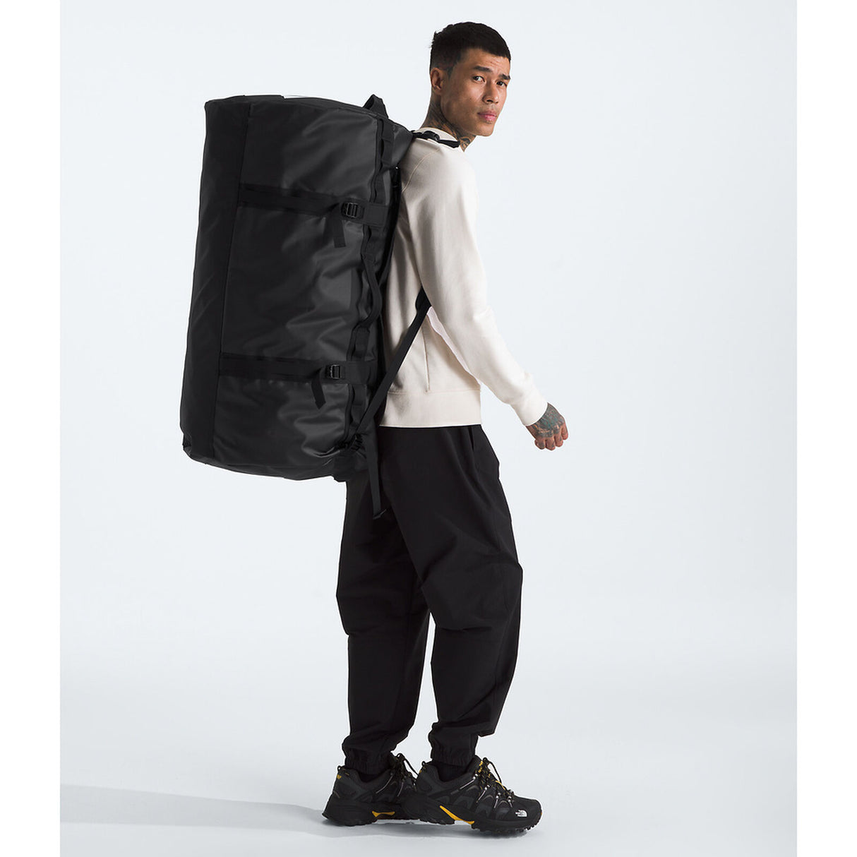 The North Face Base Camp Duffel XXL 150L - TNF Black/TNF White-NPF