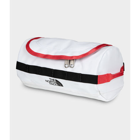 The North Face Base Camp Travel Canister Small - TNF White/TNF Black/Elevation Red