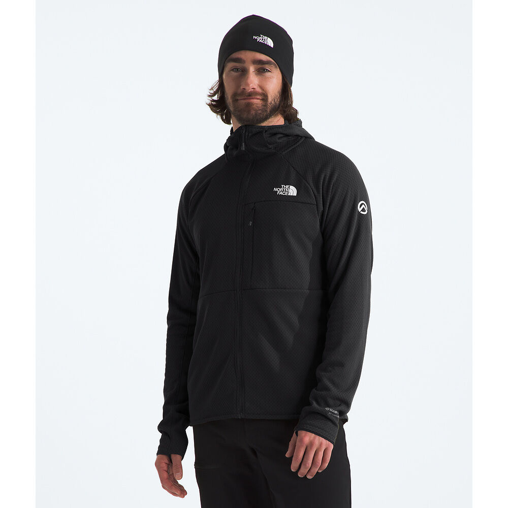 The North Face Summit Series FUTUREFLEECE™ Full Zip Hooded Jacket (Men's) - TNF Black-NPF - Find Your Feet Australia Hobart Launceston Tasmania