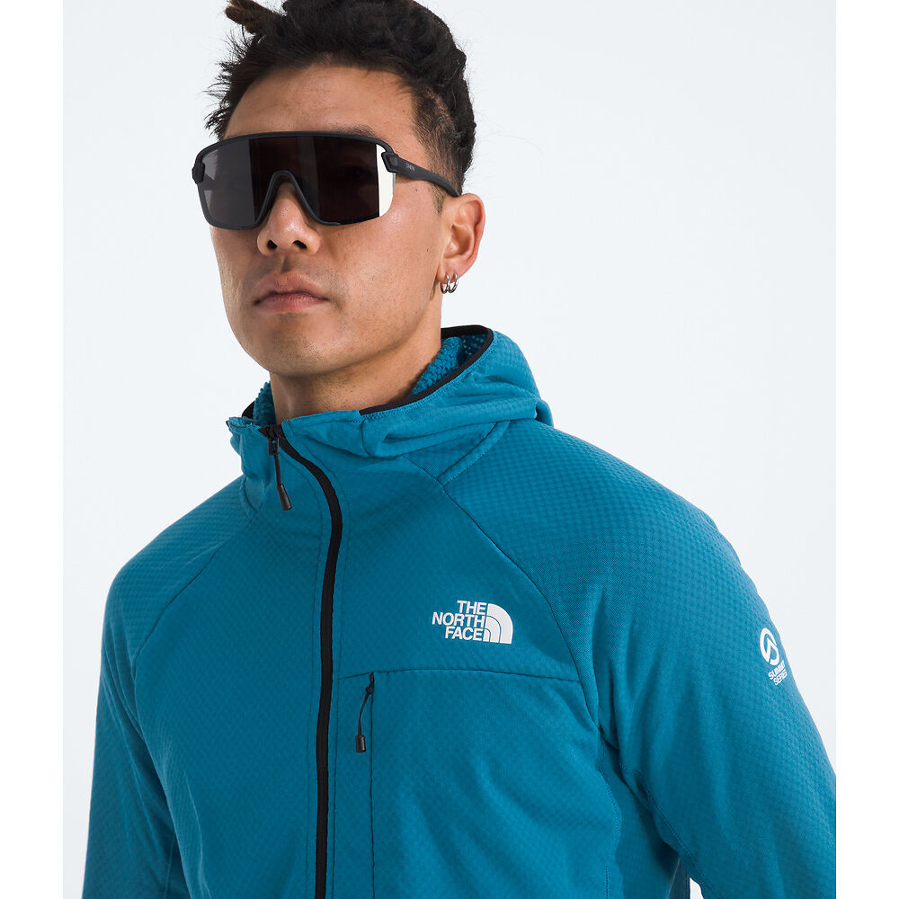 The North Face Summit Series FUTUREFLEECE™ Full Zip Hooded Jacket (Men's) - Dusk Blue - Find Your Feet Australia Hobart Launceston Tasmania