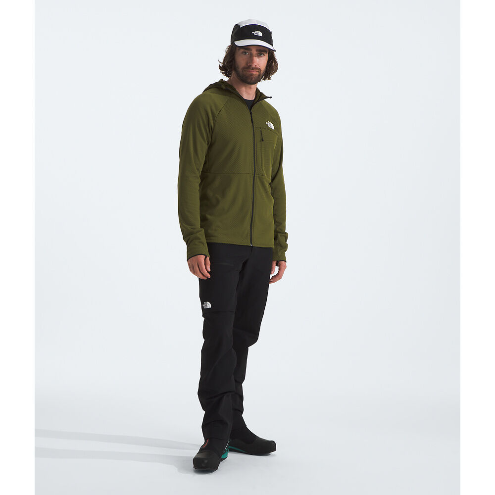 The North Face Summit Series FUTUREFLEECE™ Full Zip Hooded Jacket (Men's) - Forest Olive - Find Your Feet Australia Hobart Launceston Tasmania