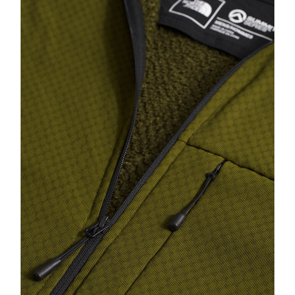 The North Face Summit Series FUTUREFLEECE™ Full Zip Hooded Jacket (Men's) - Forest Olive - Find Your Feet Australia Hobart Launceston Tasmania