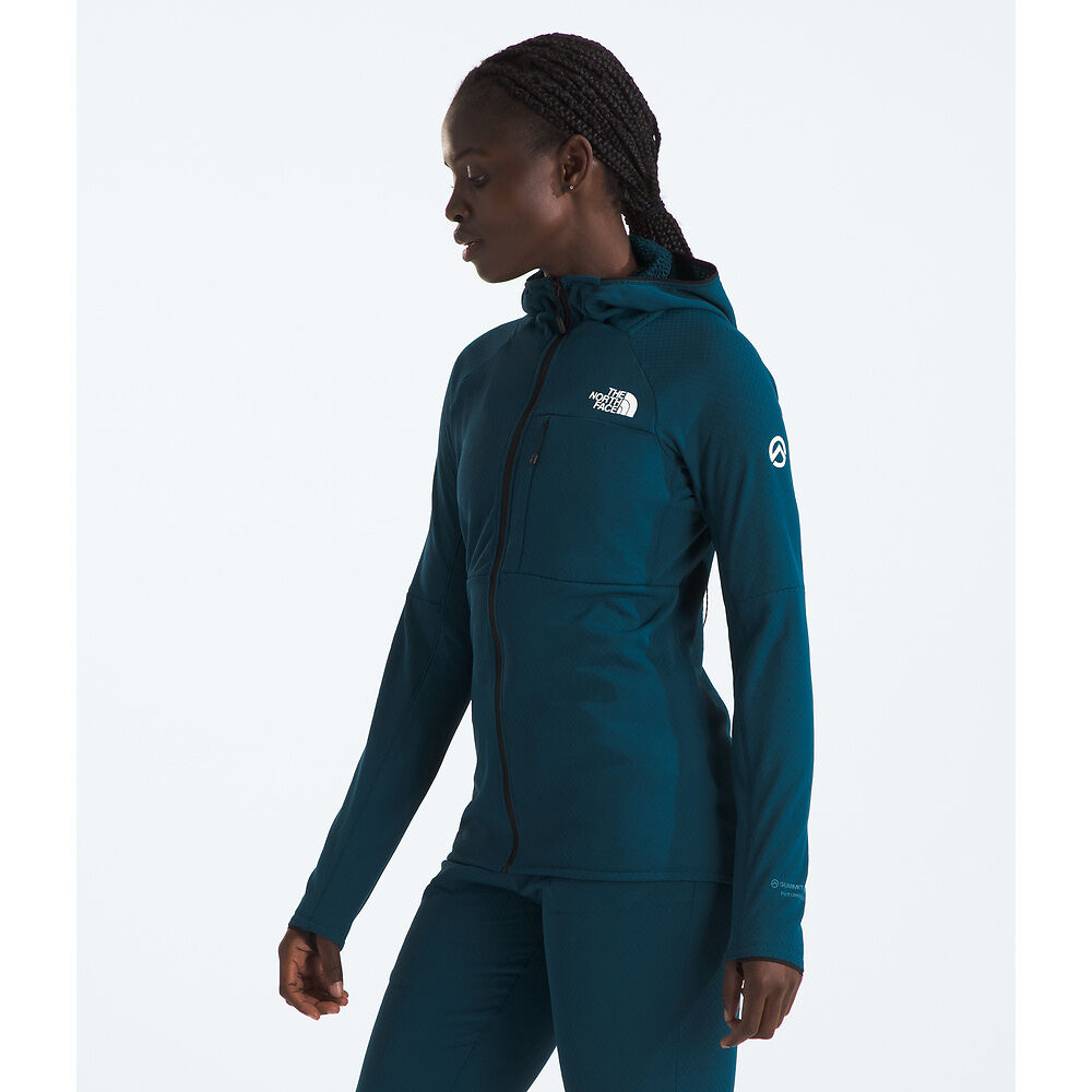 The North Face Summit Series FUTUREFLEECE™ Full Zip Hoodie (Women's) - Midnight Petrol - Find Your Feet Australia Hobart Launceston Tasmania