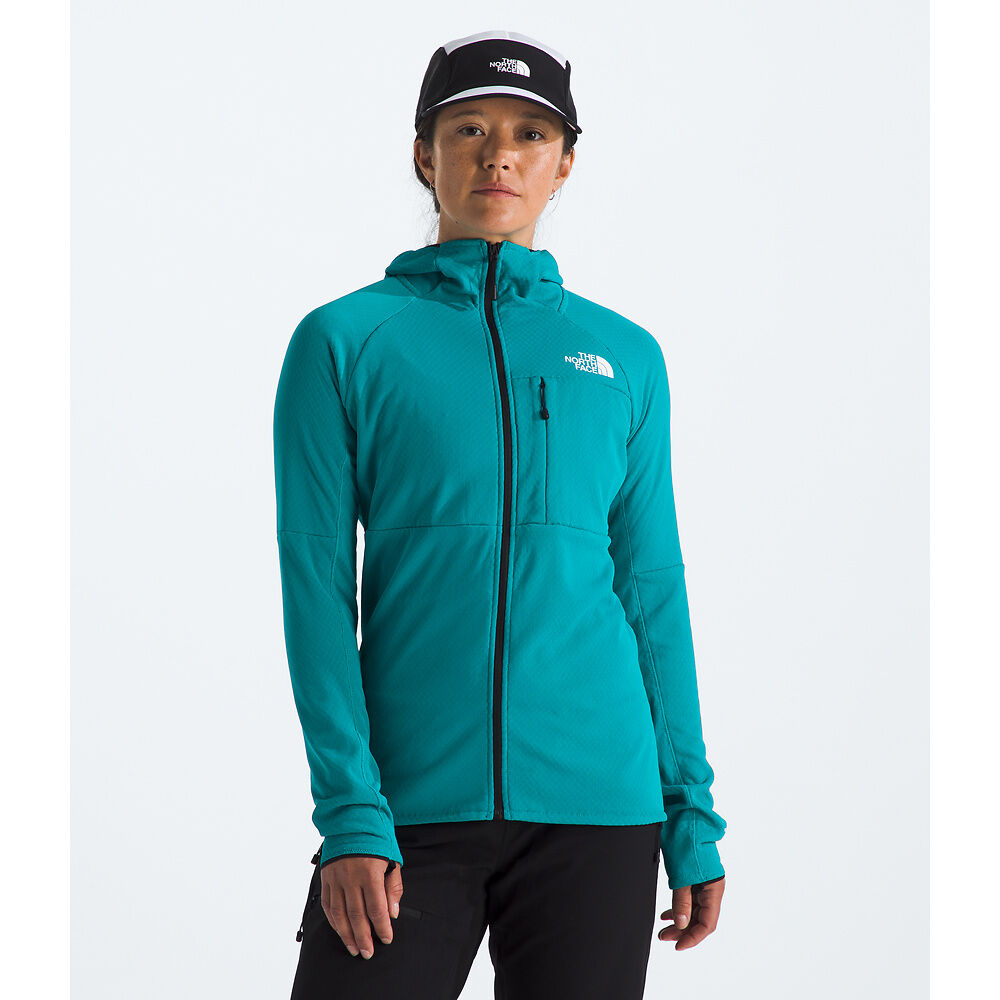 The North Face Summit Series FUTUREFLEECE™ Full Zip Hoodie (Women's) - Deep Teal - Find Your Feet Australia Hobart Launceston Tasmania