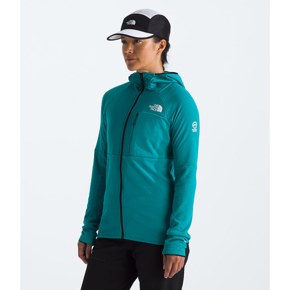 The North Face Summit Series FUTUREFLEECE™ Full Zip Hoodie (Women's) - Deep Teal - Find Your Feet Australia Hobart Launceston Tasmania