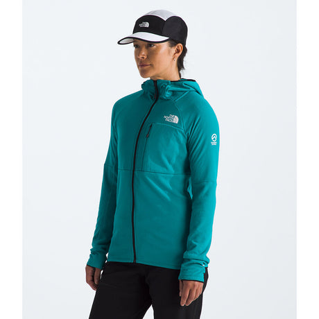 The North Face Summit Series FUTUREFLEECE™ Full Zip Hoodie (Women's) - Deep Teal - Find Your Feet Australia Hobart Launceston Tasmania