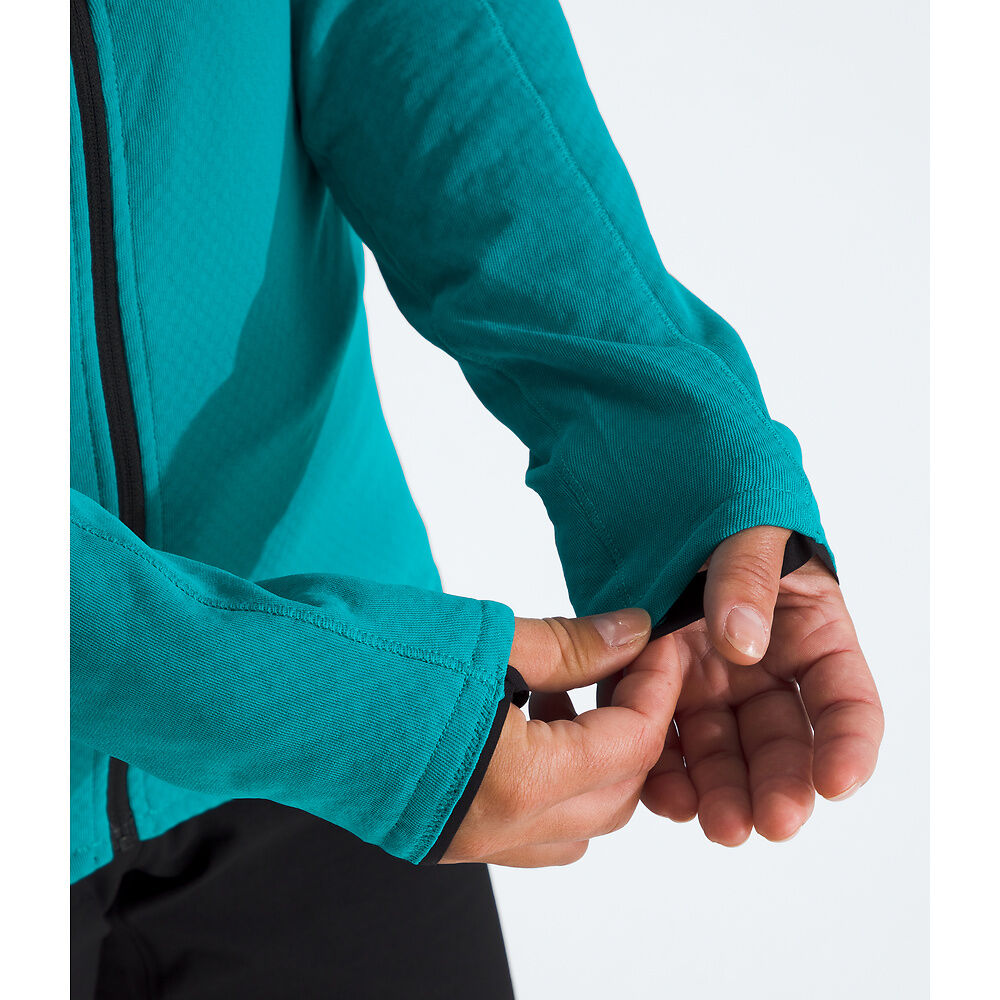 The North Face Summit Series FUTUREFLEECE™ Full Zip Hoodie (Women's) - Deep Teal - Find Your Feet Australia Hobart Launceston Tasmania