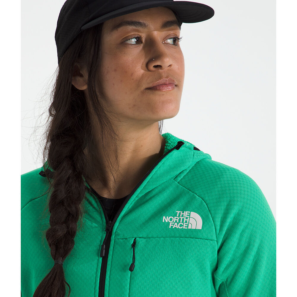 The North Face Summit Series FUTUREFLEECE™ Full Zip Hoodie (Women's) - Nebula Green - Find Your Feet Australia Hobart Launceston Tasmania