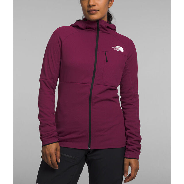 The North Face Summit Series FUTUREFLEECE™ Full Zip Hoodie (Women's) - Boysenberry - Find Your Feet Australia Hobart Launceston Tasmania