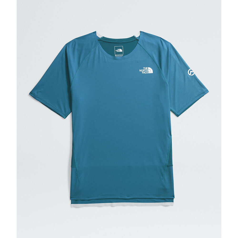 The North Face Summit Series High Trail Run Short Sleeve (Men's) - Sapphire Slate/ Blue Moss - Find Your Feet Australia Hobart Launceston Tasmania