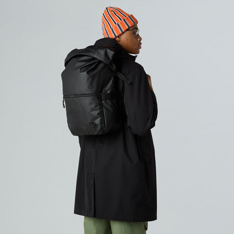 The North Face Base Camp Voyager Roll Top Backpack - TNF Black/Asphalt Grey - Find Your Feet Australia Hobart Launceston Tasmania