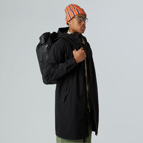 The North Face Base Camp Voyager Roll Top Backpack - TNF Black/Asphalt Grey - Find Your Feet Australia Hobart Launceston Tasmania