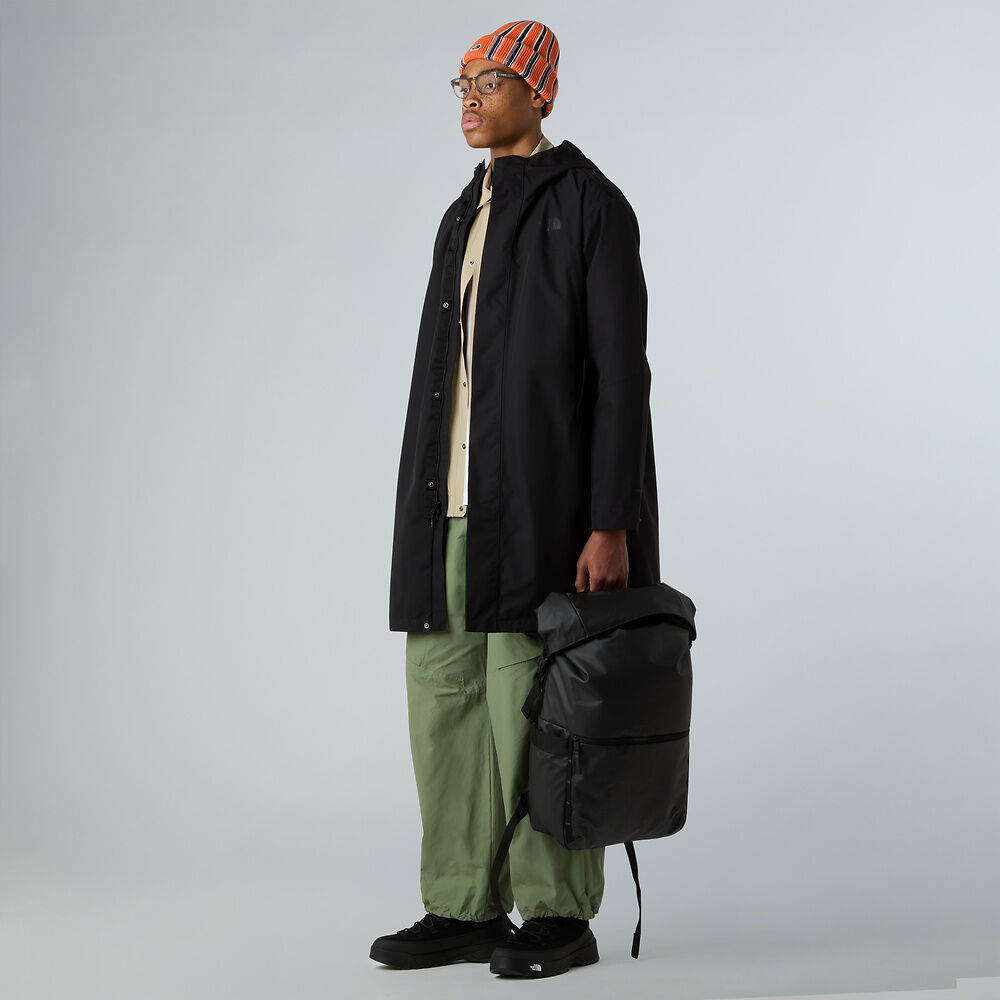 The North Face Base Camp Voyager Roll Top Backpack - TNF Black/Asphalt Grey - Find Your Feet Australia Hobart Launceston Tasmania