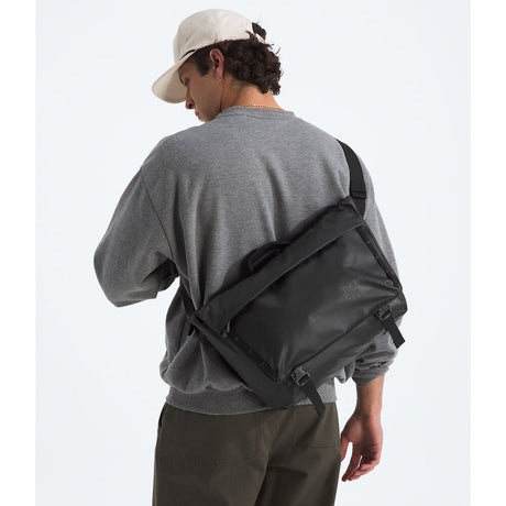 The North Face Base Camp Voyager Messenger Bag - TNF Black/Asphalt Grey - Find Your Feet Australia Hobart Launceston Tasmania