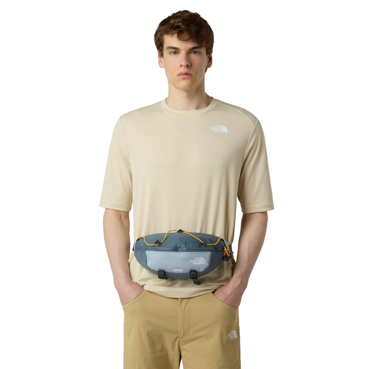 The North Face Terra Lumbar 3L - Granite Grey/Frost Grey/Summit Gold