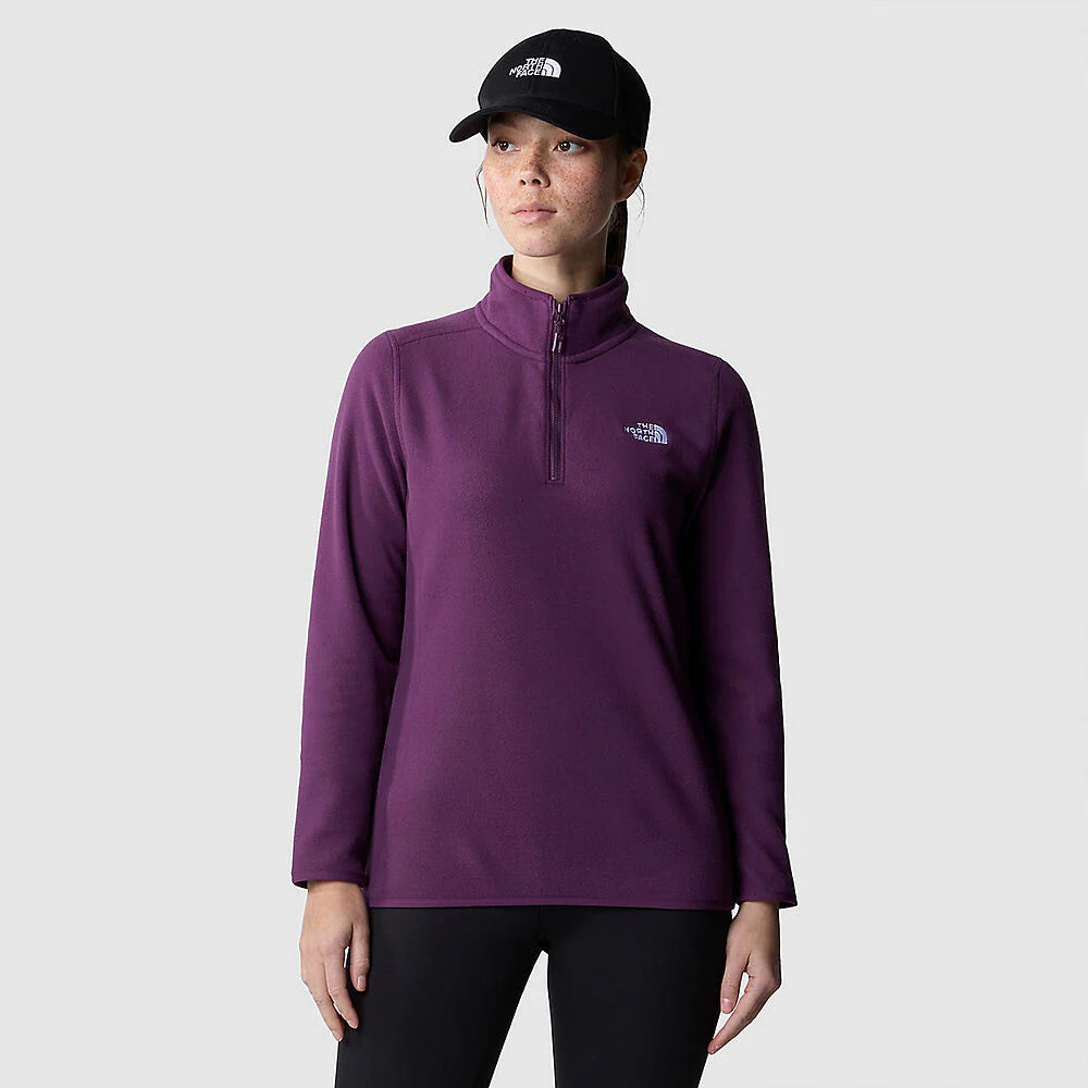 The North Face Glacier Quarter Zip Fleece (Women's) - Black Currant - Find Your Feet Australia Hobart Launceston Tasmania