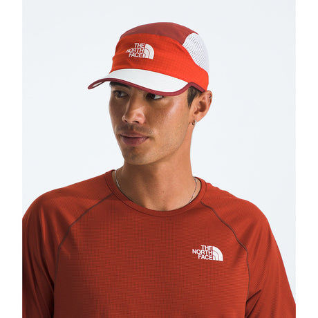 The North Face Summer LIGHTRANGE Run Hat - Iron Clay/Pearl Stone/Lava Red