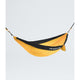Yellow and black hammock with 'The North Face' branding on a light gray background - The North Face Wawona Camp Hammock - Summit Gold/TNF Black