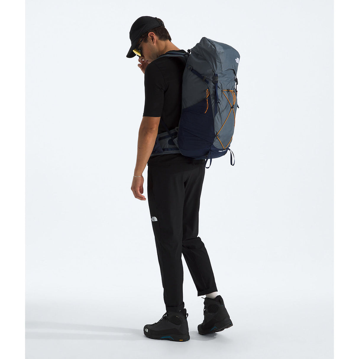 The North Face Trail Lite 36L Pack - Granite Grey/Summit Navy/Dust Orange
