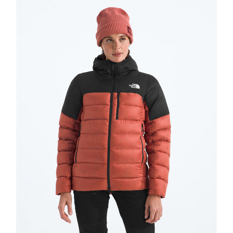 The North Face Kalix Down Hoodie (Womens) - Mars Dust/TNF Black