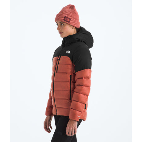 The North Face Kalix Down Hoodie (Womens) - Mars Dust/TNF Black