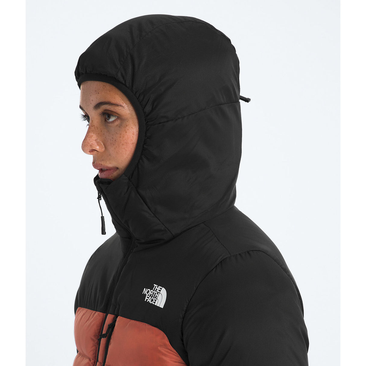 The North Face Kalix Down Hoodie (Womens) - Mars Dust/TNF Black