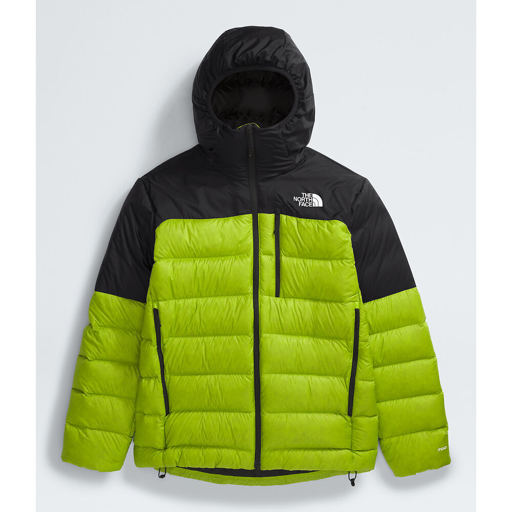 The North Face Kalix Down Hooded Jacket (Men's) - Meadow Grass/TNF Black - Find Your Feet Australia Hobart Launceston Tasmania