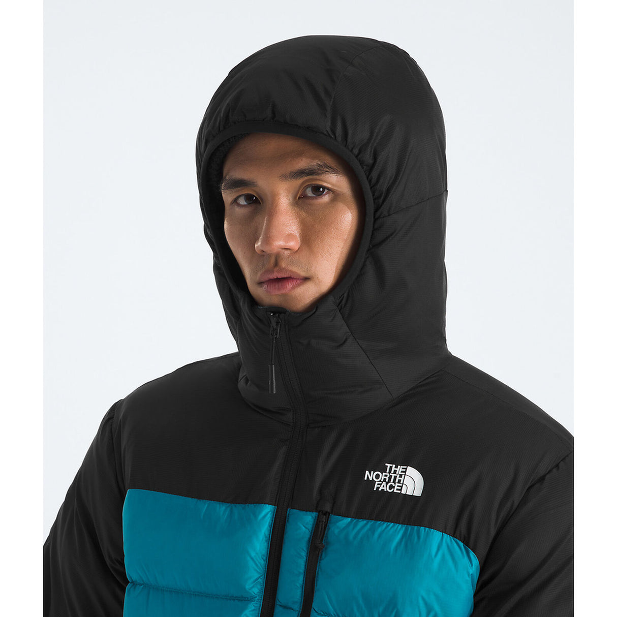 The North Face Kalix Down Hooded Jacket (Men's) - Dusk Blue/TNF Black