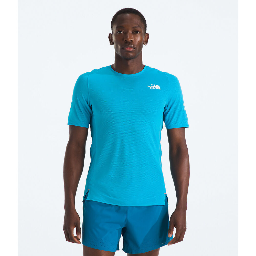 The North Face Summit Series High Trail Short-Sleeve (Men's) - Meridian Blue - Find Your Feet Australia Hobart Launceston Tasmania