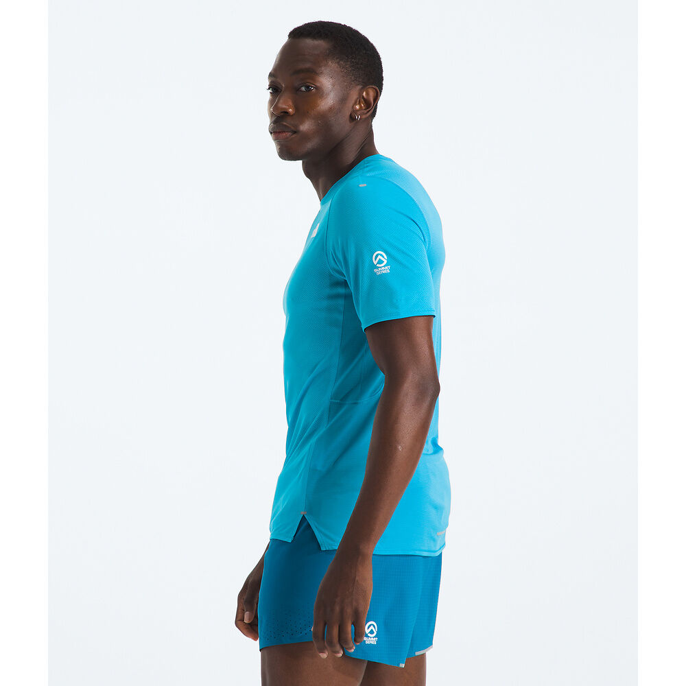 The North Face Summit Series High Trail Short-Sleeve (Men's) - Meridian Blue - Find Your Feet Australia Hobart Launceston Tasmania