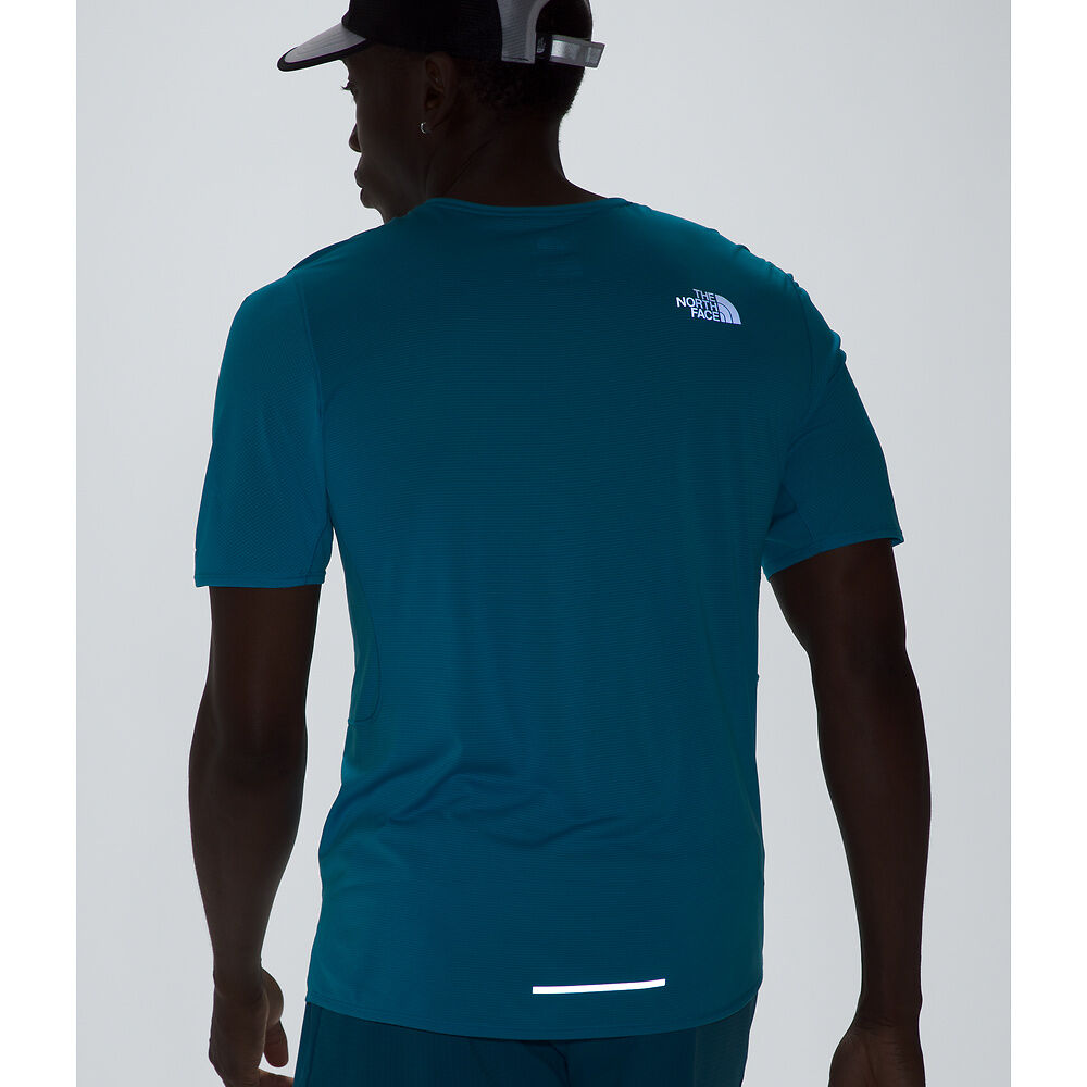 The North Face Summit Series High Trail Short-Sleeve (Men's) - Meridian Blue - Find Your Feet Australia Hobart Launceston Tasmania