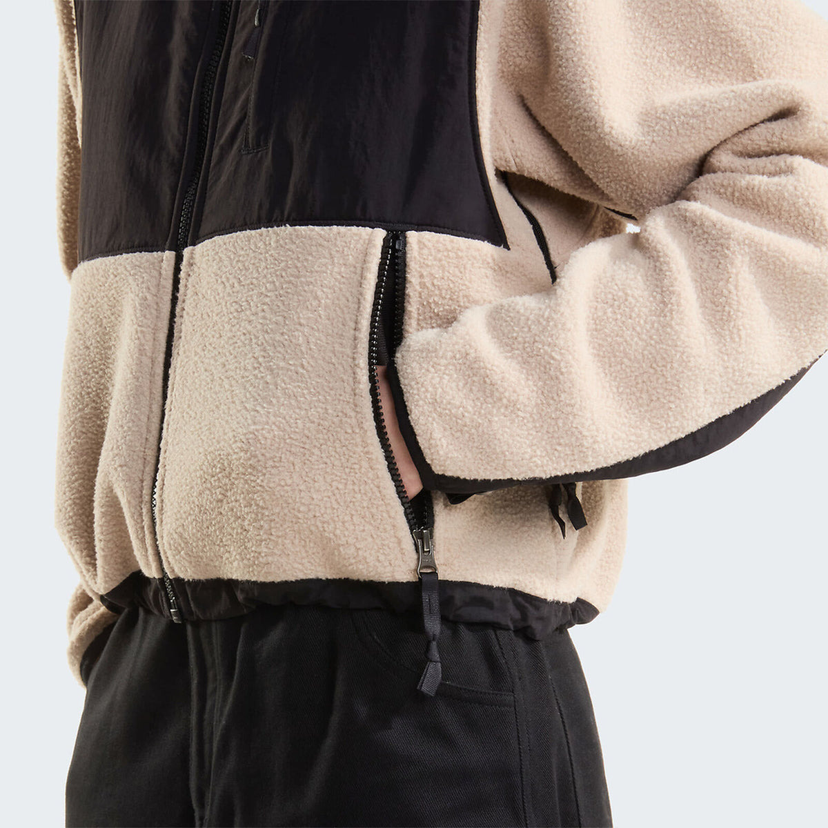  - The North Face Retro Denali Fleece Jacket (Women's) - Timeless Taupe/TNF Black