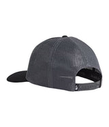 Black cap with a brand logo on the back on a white background - The North Face Keep It Patched Trucker - TNF Black/Asphalt Grey