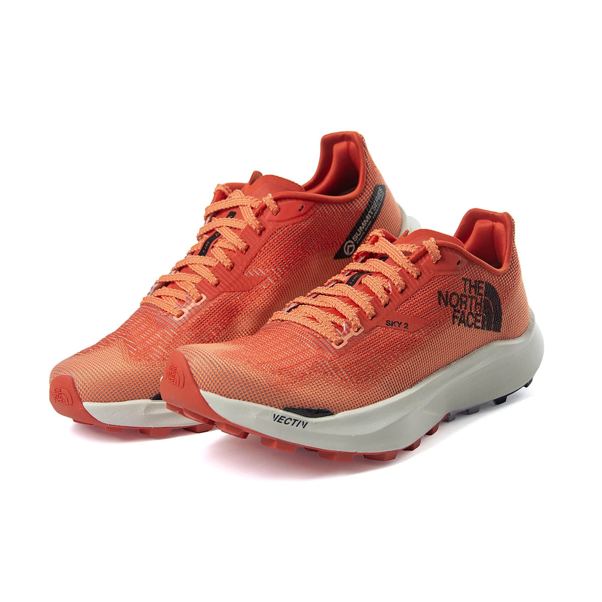 The North Face Summit Series VECTIV Sky 2 Shoes (Unisex) - Lava Red/Calacatta