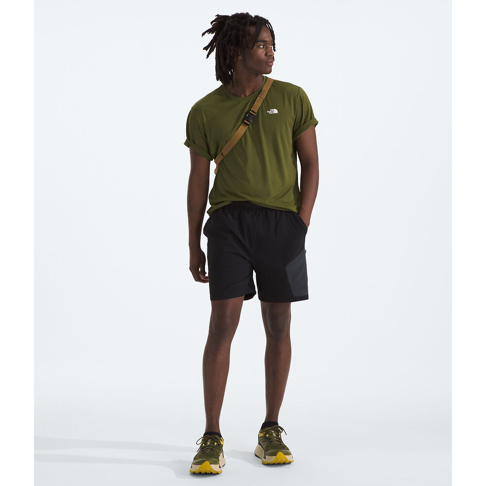 The North Face Elevation SS Tee (Men's) - Forest Olive - Find Your Feet Australia Hobart Launceston Tasmania