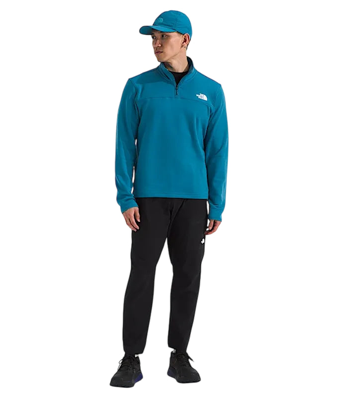 The North Face Cedar Trail Grid Fleece 1/4 Zip Jacket (Men's) - Dusk Blue