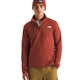 The North Face Cedar Trail Grid Fleece 1/4 Zip Jacket (Men's) - Iron Clay