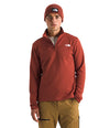 The North Face Cedar Trail Grid Fleece 1/4 Zip Jacket (Men's) - Iron Clay
