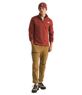 The North Face Cedar Trail Grid Fleece 1/4 Zip Jacket (Men's) - Iron Clay