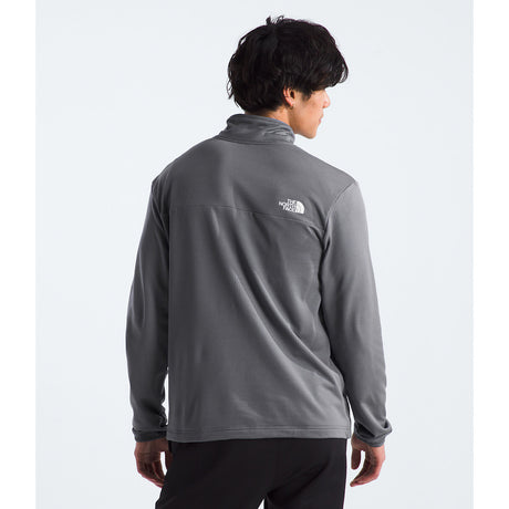 The North Face Cedar Trail Grid Fleece Full Zip Jacket (Men's) - Smoked Pearl