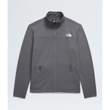 The North Face Cedar Trail Grid Fleece Full Zip Jacket (Men's) - Smoked Pearl