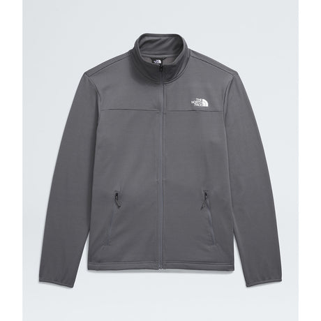 The North Face Cedar Trail Grid Fleece Full Zip Jacket (Men's) - Smoked Pearl