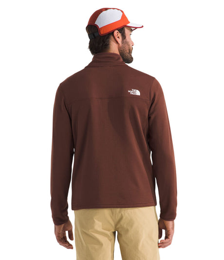 The North Face Cedar Trail Grid Fleece Full Zip Jacket (Men's) - Ember Soil